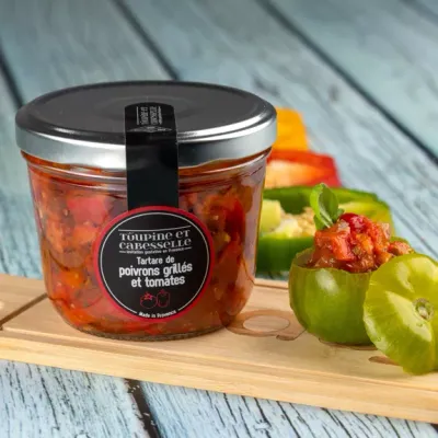Tartare de poivrons grillés et tomates - 180g