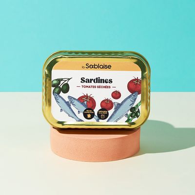 Sardines aux tomates séchées et huile d&#39;olive vierge extra - 115g