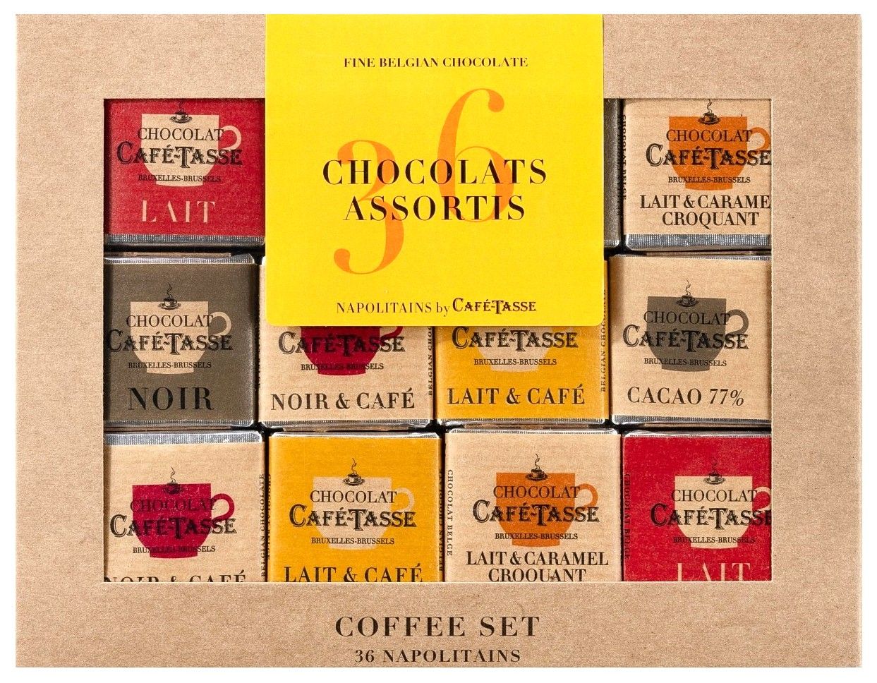 36 napolitains assortis - 6 saveurs