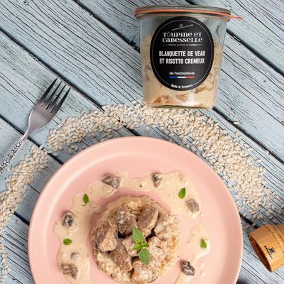 Blanquette de veau et risotto crémeux - 400g