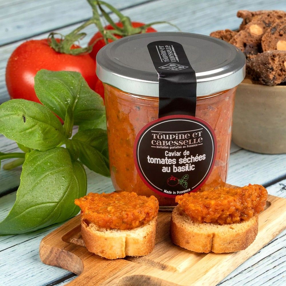Caviar de tomates séchées au basilic - 90g