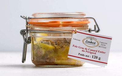 Foie gras de Canard entier origine Dordogne - 120g