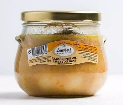 Braisé de Pintade sauce foie gras - 720g