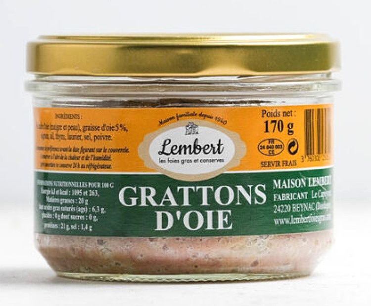 Grattons d&#39;Oie (rillettes) - 170g