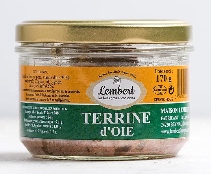 Terrine d&#39;Oie - 170g