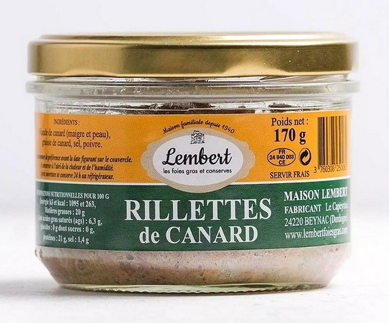 Rillettes de canard - 170g