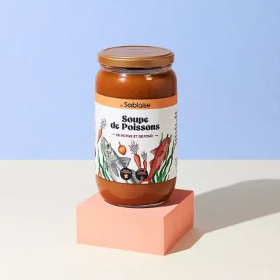 Soupe de poissons 40% - 790gr