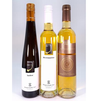 Vins liquoreux 37.5cl et 50cl