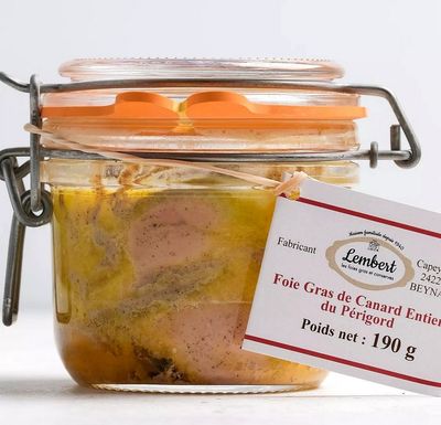 Foie gras de Canard entier origine Dordogne - 190g