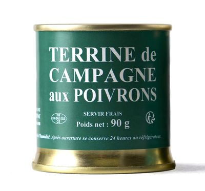Terrine de campagne aux poivrons - 90g