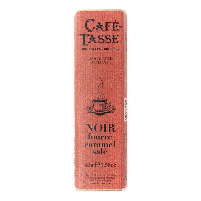 Chocolat Noir fourré Caramel salé - 45g