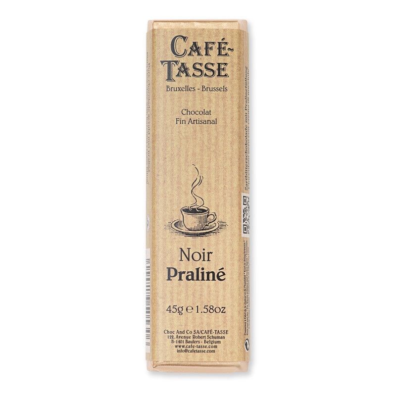 Chocolat Noir fourré Praliné - 45g