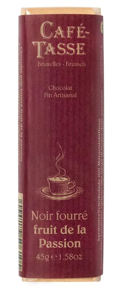 Chocolat Noir fourré fruits de la Passion - 45g