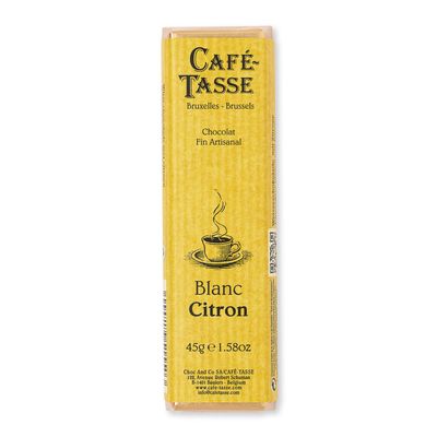 Chocolat Blanc et zestes de Citrons confits - 45g