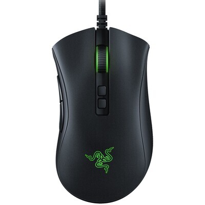 Razer DeathAdder V2 Gaming Mouse: 20K DPI Optical Sensor - Fastest Gaming Mouse Switch - 8 Programmable Buttons - Rubberized Side Grips