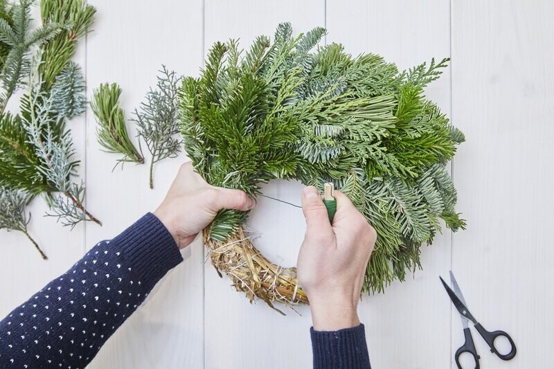 Adventkranz-Workshop – dein eigener Kranz mit allem Drum und Dran