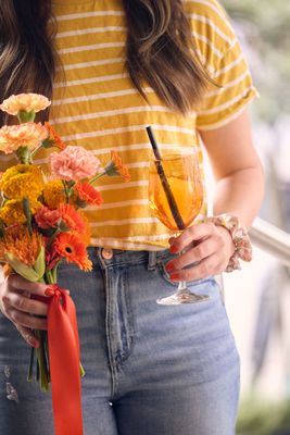 Florathek Strauß "Aperol Bloom"