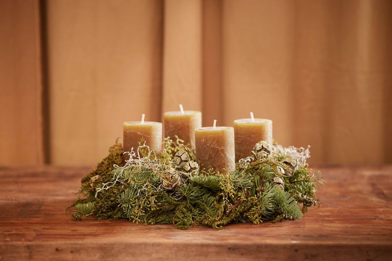 Florathek Adventkranz - verschiedene Varianten