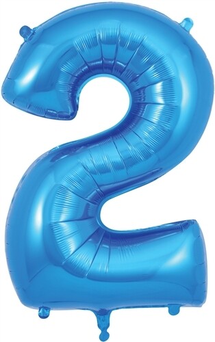 34&quot; Blue foil number 2