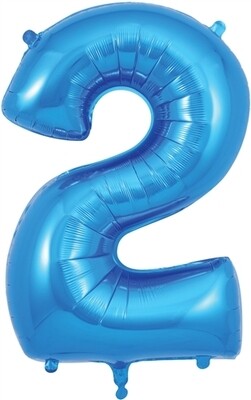 34&quot; Blue foil number 2