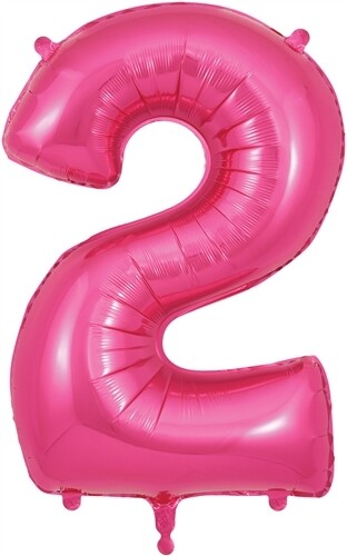 34&quot; Pink foil number 2