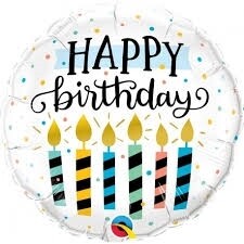 Happy Birthday - Candles and Dots