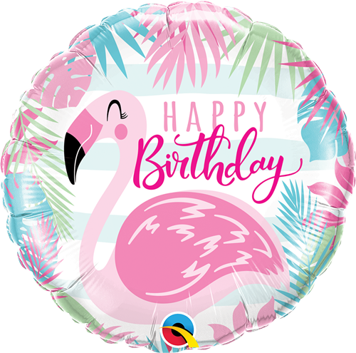 Happy Birthday -  Flamingo