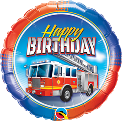 Happy Birthday -  Fire Engine