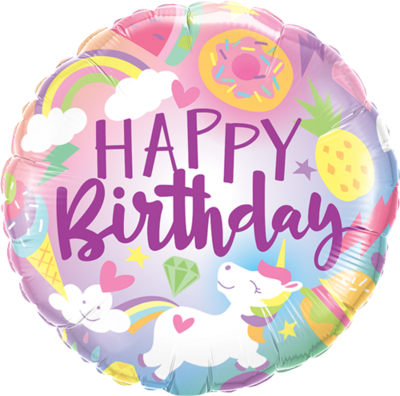 Happy Birthday -  Unicorn fun