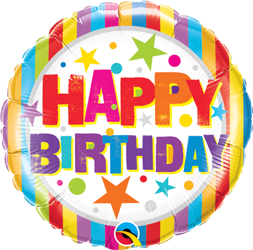 Happy Birthday - Stripes &amp; Stars