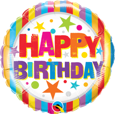Happy Birthday - Stripes &amp; Stars