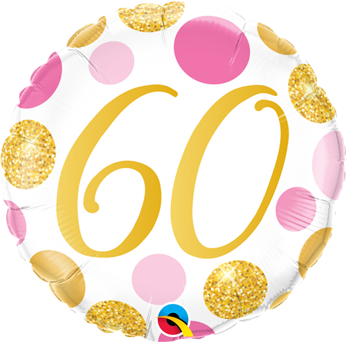 Happy 60th Birthday Pink &amp; Gold