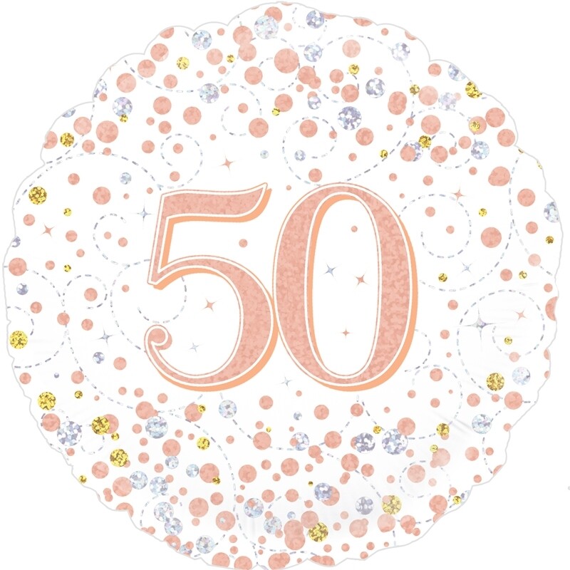 Happy 50th Birthday Champagne Fizz