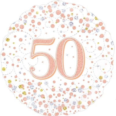 Happy 50th Birthday Champagne Fizz