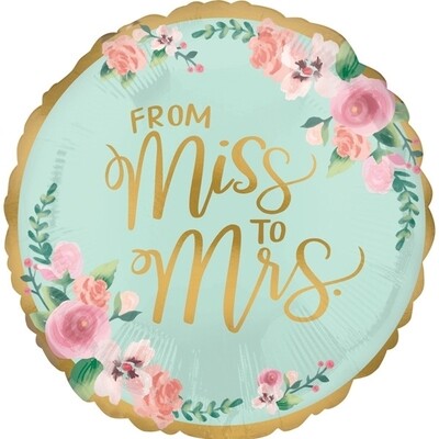 From Miss to Mrs