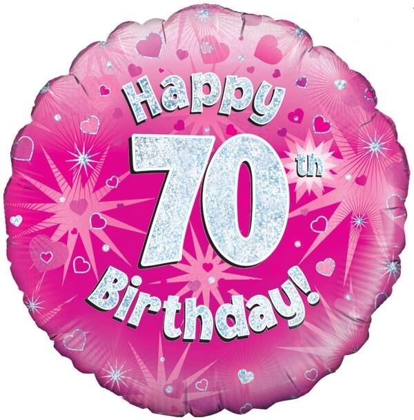 Happy 70th Birthday Pink