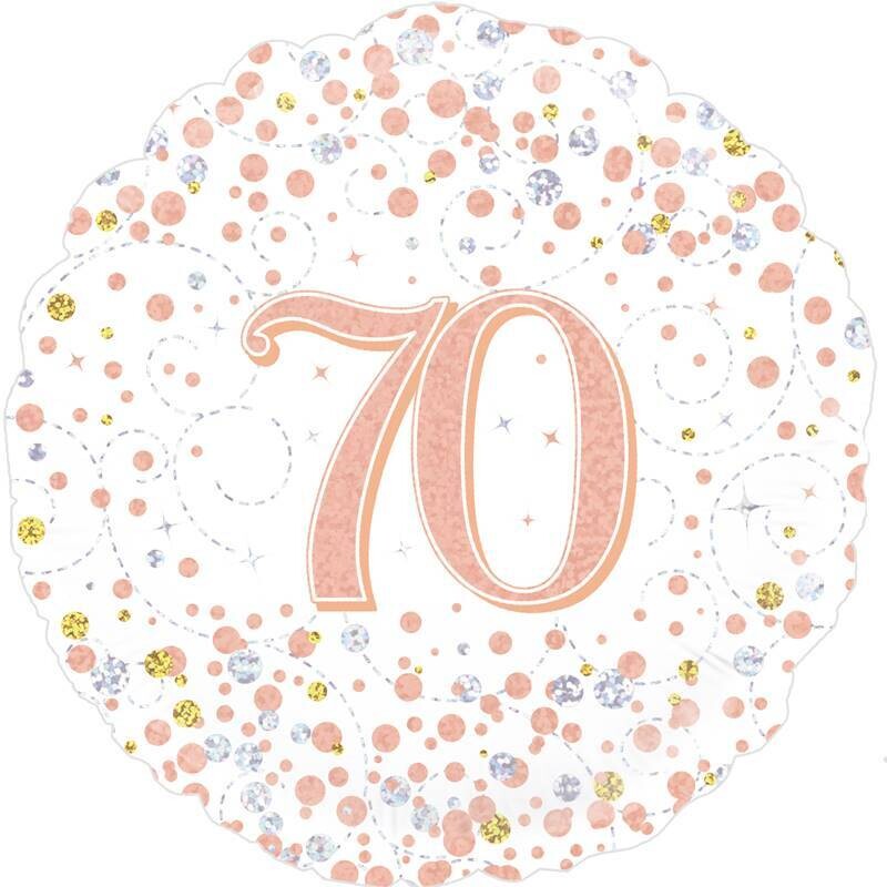 Happy 70th Birthday Champagne Fizz