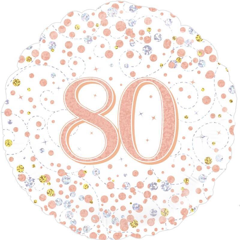 Happy 80th Birthday Champagne Fizz