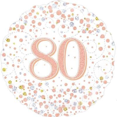 Happy 80th Birthday Champagne Fizz