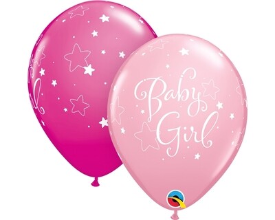 Baby Girl Balloon Bouquet Pink #1