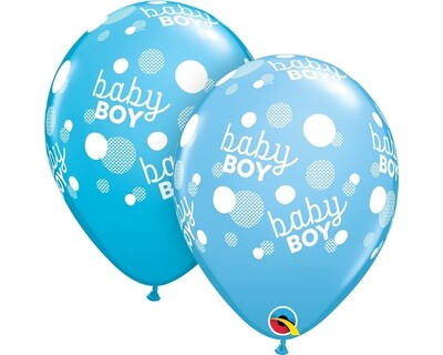 Baby Boy Balloon Bouquet Blue #2