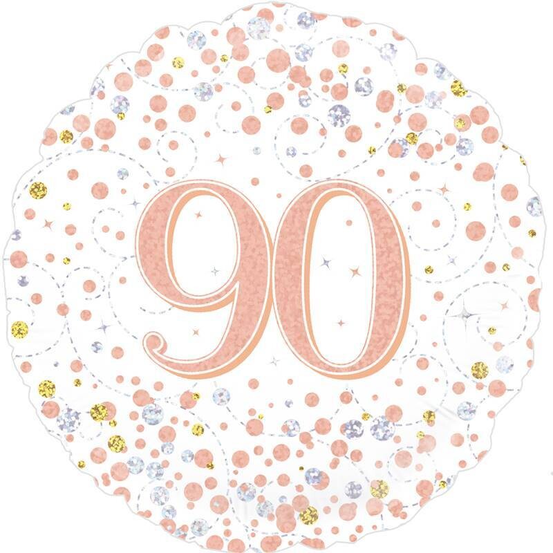 Happy 90th Birthday Champagne Fizz