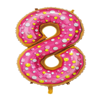 30&quot; cakes foil number 8