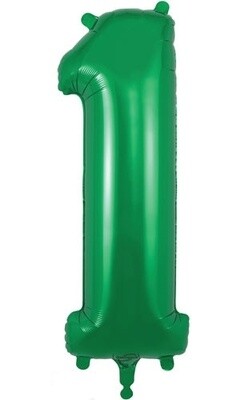 34&quot; Green foil number 1