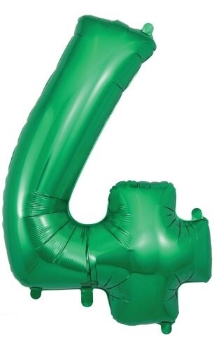 34&quot; Green foil number 4
