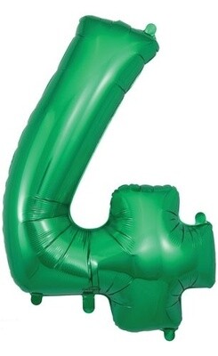 34&quot; Green foil number 4