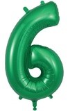 34&quot; Green foil number 6