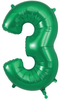 34&quot; Green foil number 3