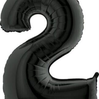 40&quot; Black foil number 2