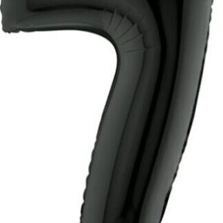 40&quot; Black foil number 7